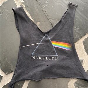 Pink Floyd Black Prism Rainbow Tank Top
